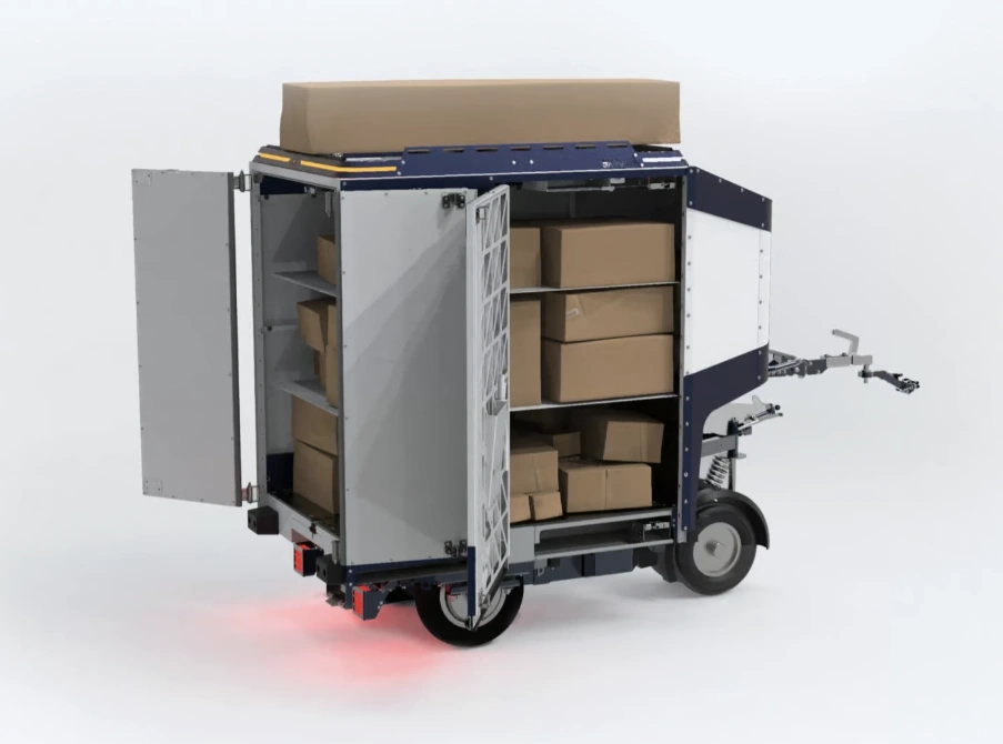 K-Ryole Koffer XL mit offenen Türen