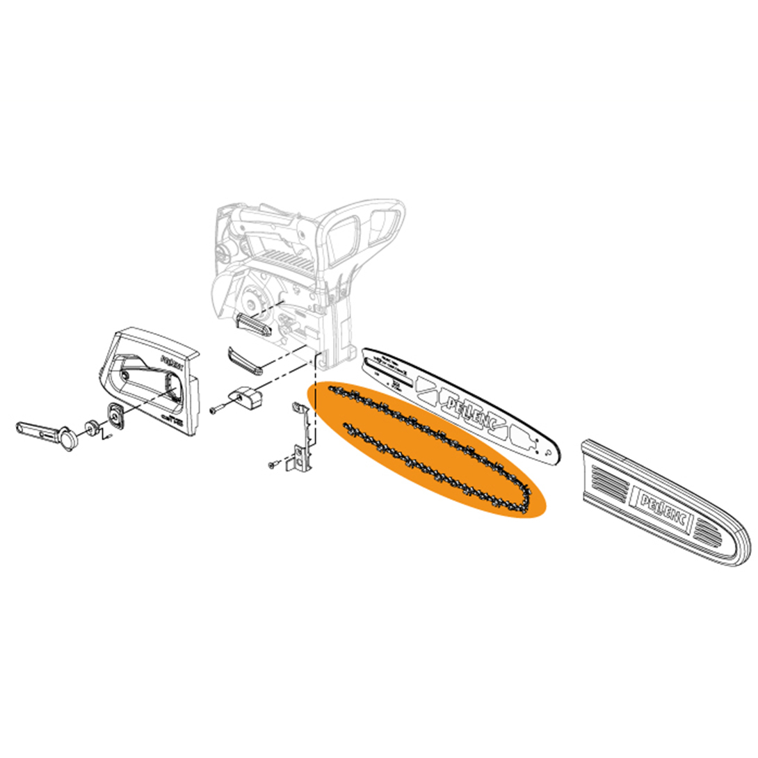 Oregon-Kette 1/4" - 25 AP - 70E