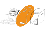 Metallgestell für Auffangsack RASION 1+2